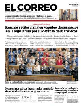 Cover of El Correo (Duranguesado)