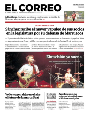 Cover of El Correo (Miranda de Ebro)