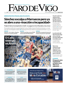 Cover of Faro de Vigo