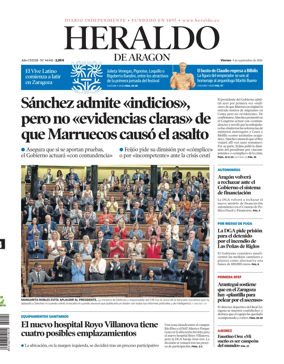 Cover of Heraldo de Aragon