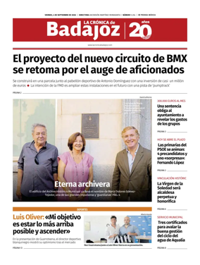Cover of La Cronica de Badajoz BE