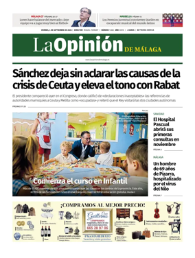 Cover of La Opinion de Malaga