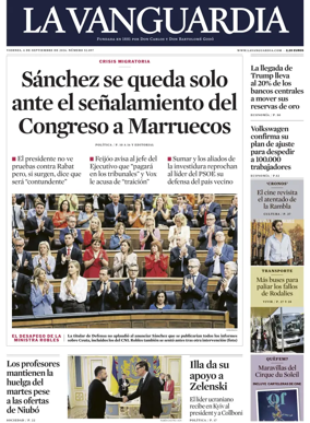 Cover of La Vanguardia (1st Edition)