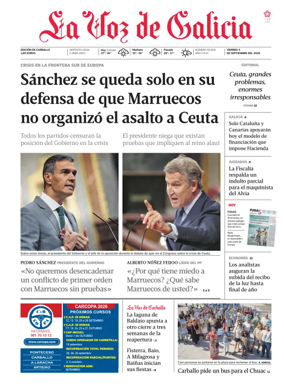 Cover of La Voz de Galicia (Carballo)