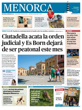 Cover of Menorca Diario Insular