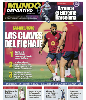 Cover of Mundo Deportivo (Barcelona)