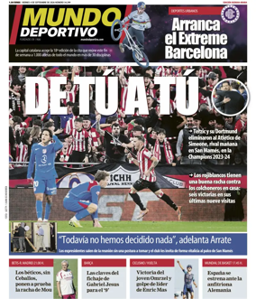 Cover of Mundo Deportivo (Bizkaia-Araba)