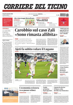 Cover of Corriere del Ticino