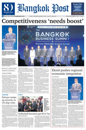 Cover of Bangkok Post