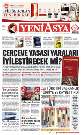 Cover of Yeni Asya