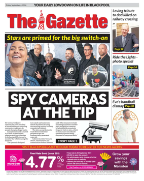 Cover of Blackpool Gazette
