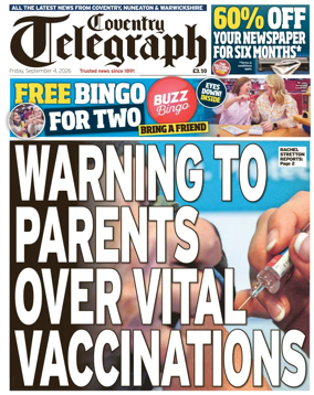 Cover of Coventry Telegraph