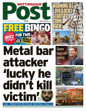 Cover of Nottingham Post