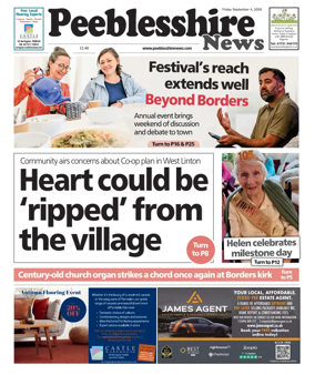 Cover of Peebleshire News