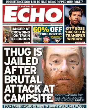 Cover of South Wales Echo