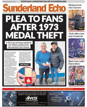 Cover of Sunderland Echo