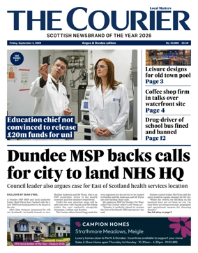 Cover of The Courier & Advertiser (Angus and Dundee)