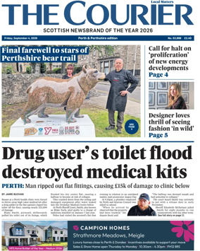 Cover of The Courier & Advertiser (Perth and Perthshire Edition)