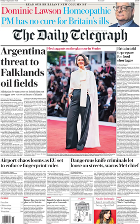 Cover of The Daily Telegraph