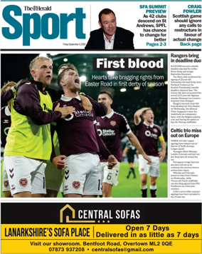 Cover of Herald Sport