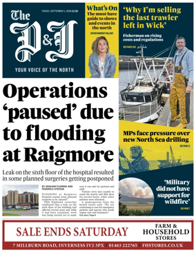 Cover of The Press and Journal (Inverness Highlands and Islands)