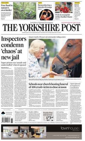 Cover of Yorkshire Post