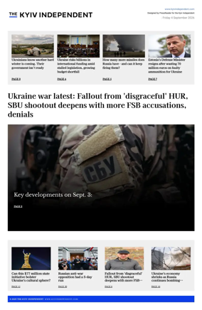 Cover of The Kyiv Independent
