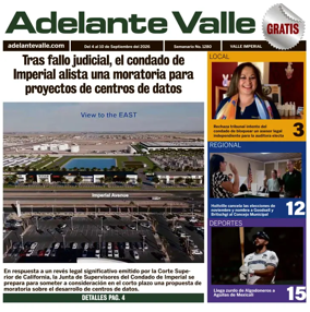 Cover of Adelante Valle