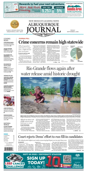 Cover of Albuquerque Journal