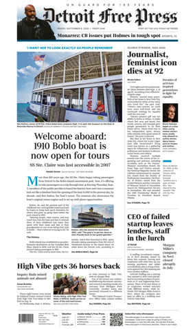 Cover of Detroit Free Press