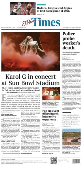 Cover of El Paso Times