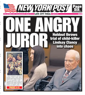 Cover of New York Post