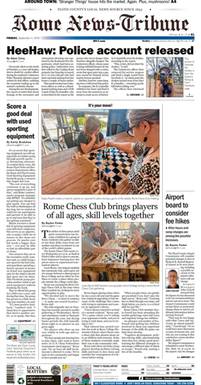 Cover of Rome News-Tribune