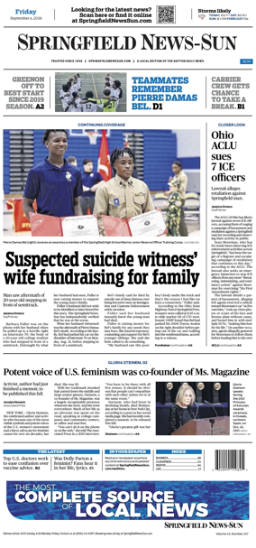 Cover of Springfield News-Sun