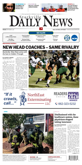 Cover of Starkville Daily News
