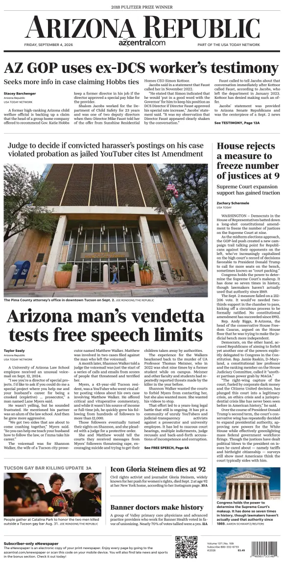 Cover of The Arizona Republic