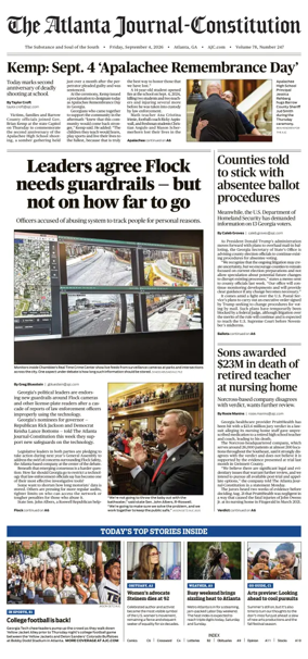 Cover of The Atlanta Journal-Constitution