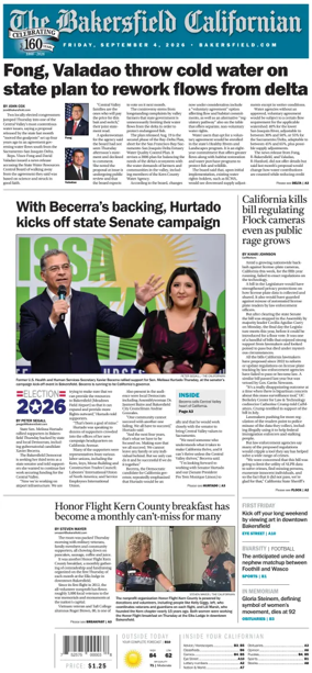 Cover of The Bakersfield Californian