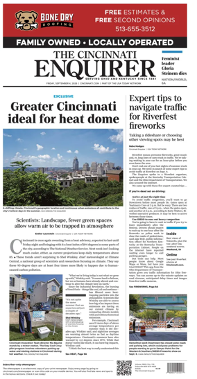 Cover of The Cincinnati Enquirer
