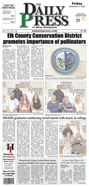 Cover of The Daily Press