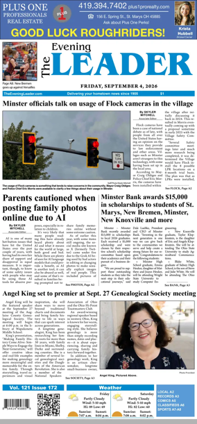 Cover of The Evening Leader