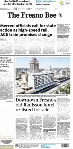 Cover of The Fresno Bee