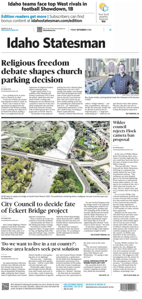 Cover of The Idaho Statesman