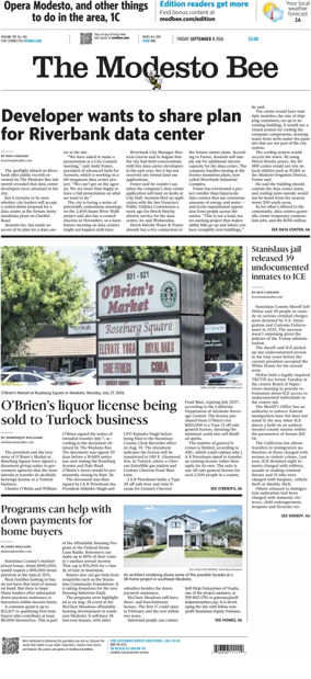 Cover of The Modesto Bee