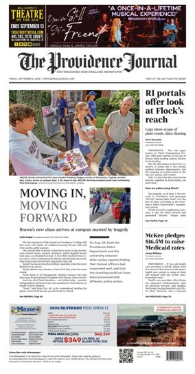 Cover of The Providence Journal