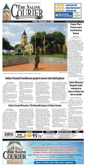 Cover of The Saline Courier