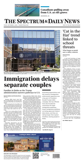 Cover of The Spectrum & Daily News
