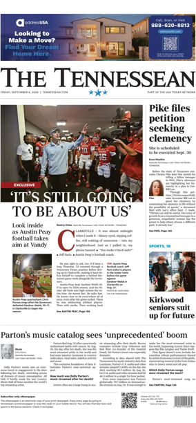 Cover of The Tennessean