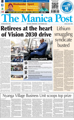 Cover of The Manica Post