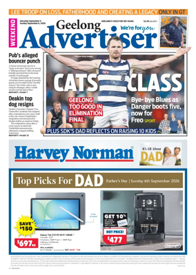 Cover of Geelong Advertiser